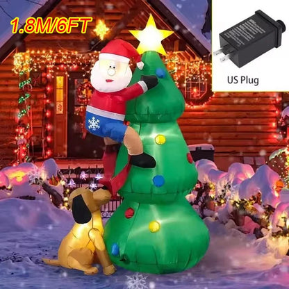 Christmas Inflatable Decoration Built-in LED Lights Inflatable Model
