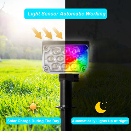 Outdoor Waterproof Solar Landscape Spotlight