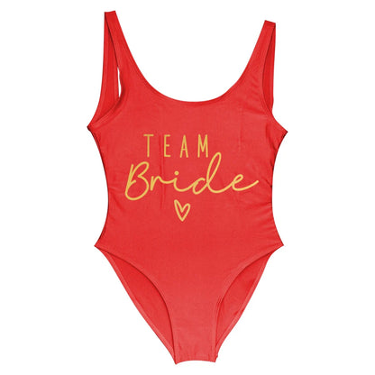 Team Bride One-Piece Swimsuit