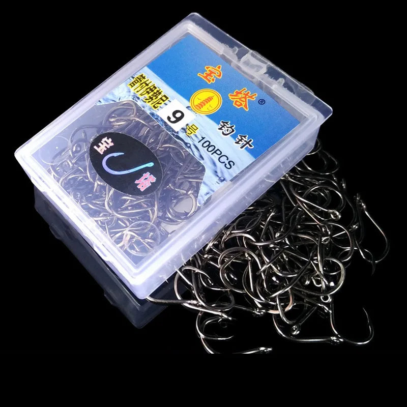 10 Boxes of Carbon Steel Circle Fish Hooks