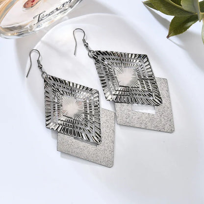 Floating Long Hook Earrings