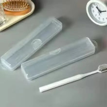 Transparent Toothbrush Box Organizer