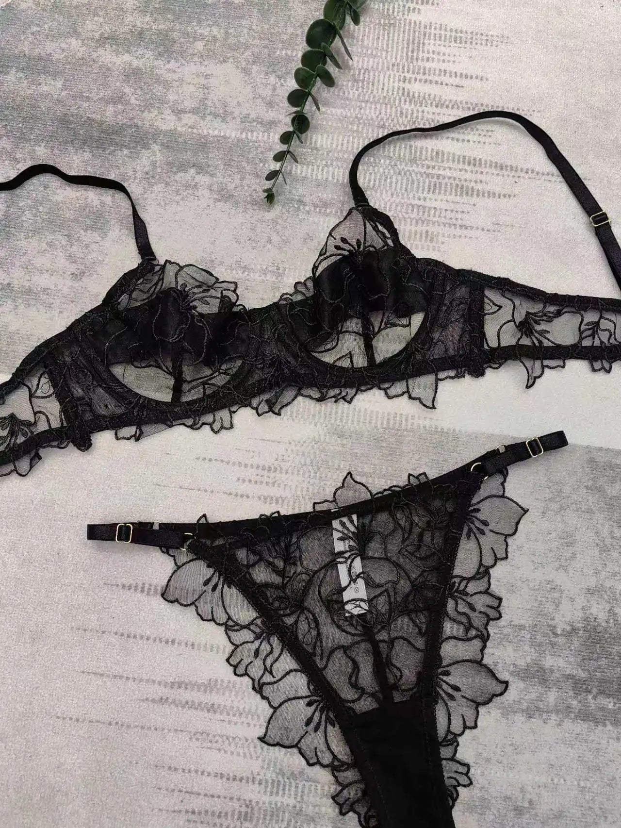 Wirefree Push Up Bra & Panty Set