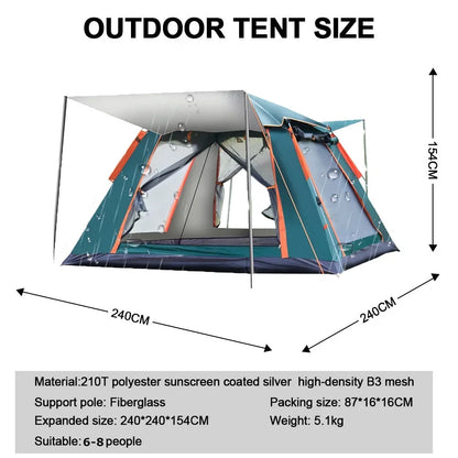 Goture Portable Automatic Waterproof Double Layer Tent