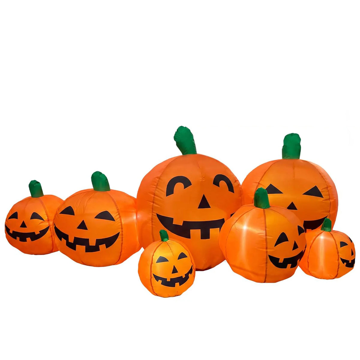 7.5ft Halloween Inflatable Pumpkin Patch Decor with LED Lights
