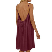 Women's  Breathable Backless Dress