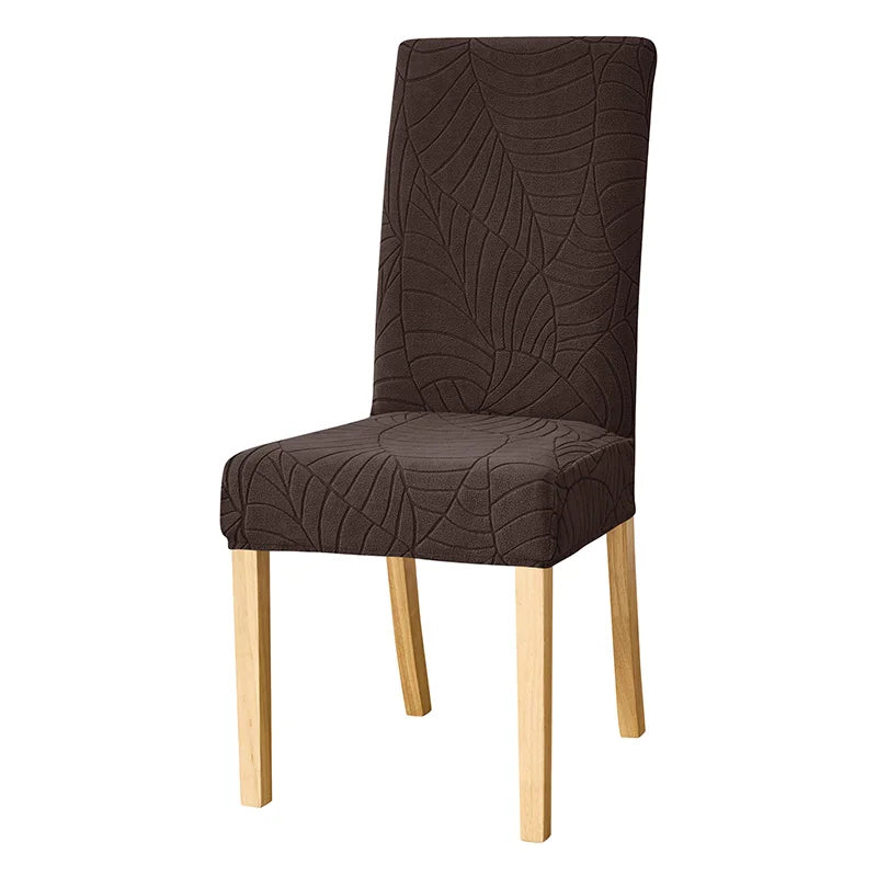 Universal Waterproof Stretch Jacquard Dining Chair Covers – Elastic Spandex Slipcover Seat Protector