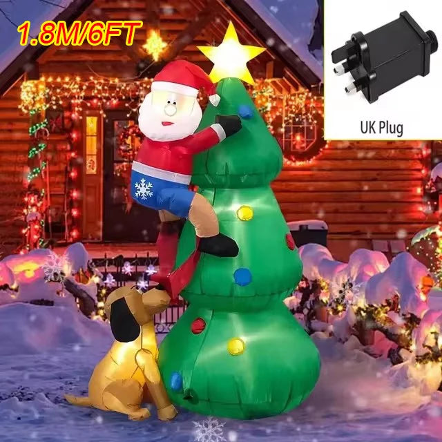 Christmas Inflatable Decoration Built-in LED Lights Inflatable Model