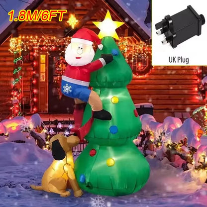 Christmas Inflatable Decoration Built-in LED Lights Inflatable Model