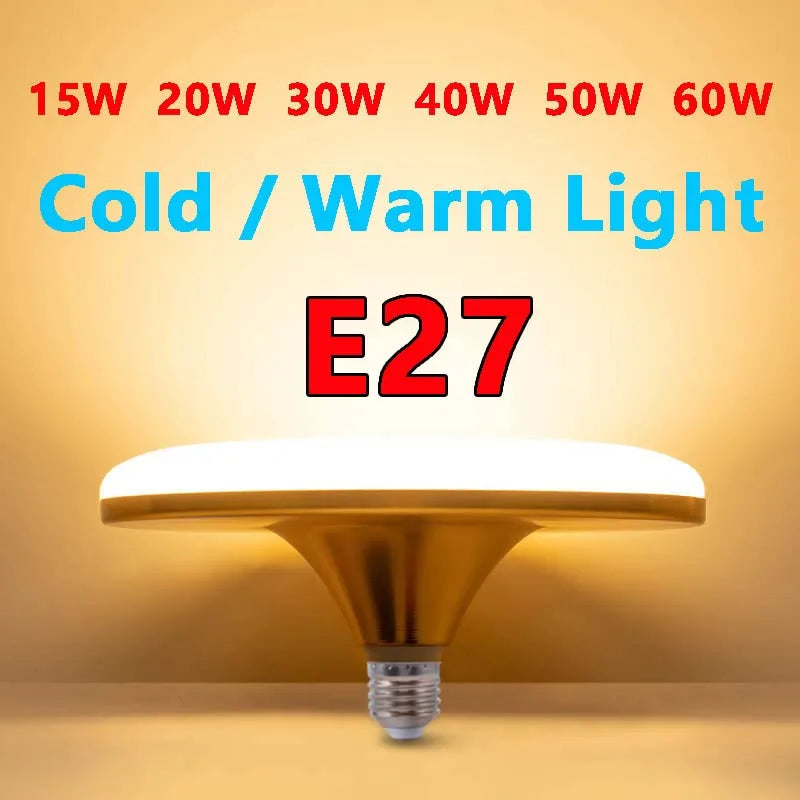 Super Bright E27 LED UFO Bulb (15W – 60W)
