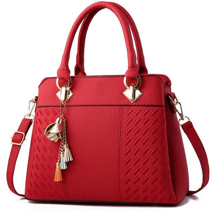 Yogodlns Women’s Luxury Embroidered Shoulder Bag – Soft PU Leather Crossbody Tote