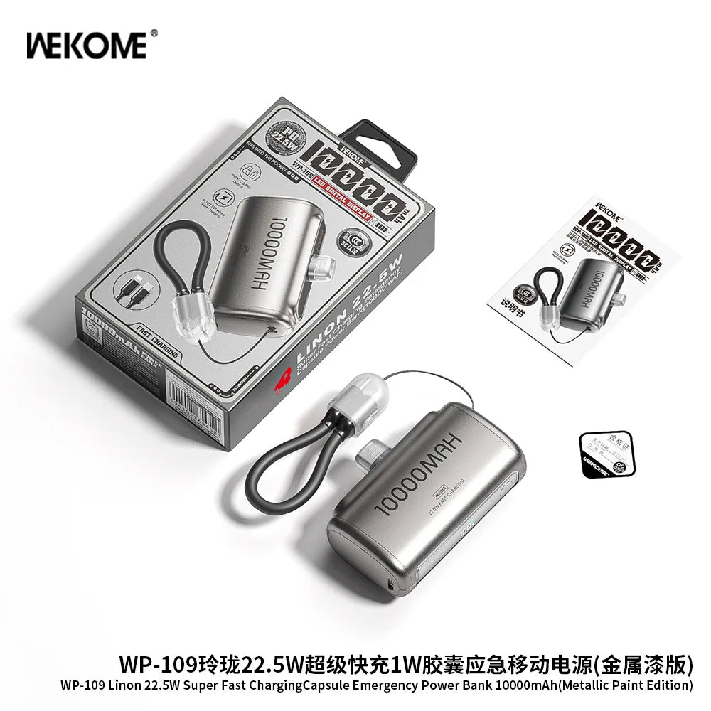 10000mAh Mini Fast-Charging Power Bank