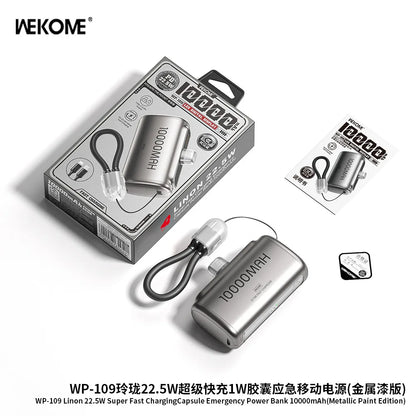 10000mAh Mini Fast-Charging Power Bank