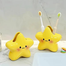 Star Shape Toothbrush Holder  3 Slot