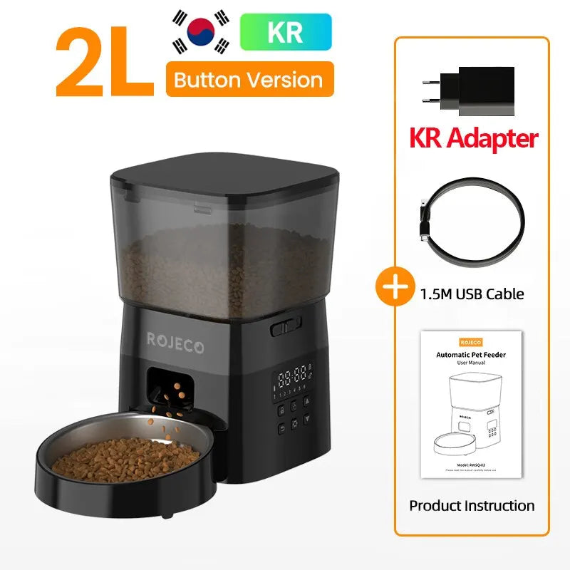 ROJECO Automatic Pet Feeder Smart Control