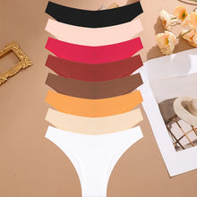 FINETOO 8Pcs Seamless Low Waist Panties