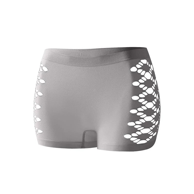 Women's Hollow-Out Knit Boyshort Panties