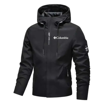 Men's Hooded Waterproof Utility Bomber Jacket