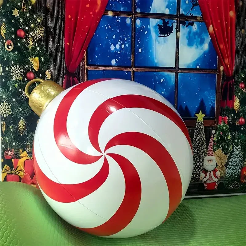 Giant Inflatable Christmas Ball – Outdoor Holiday Courtyard Decoration