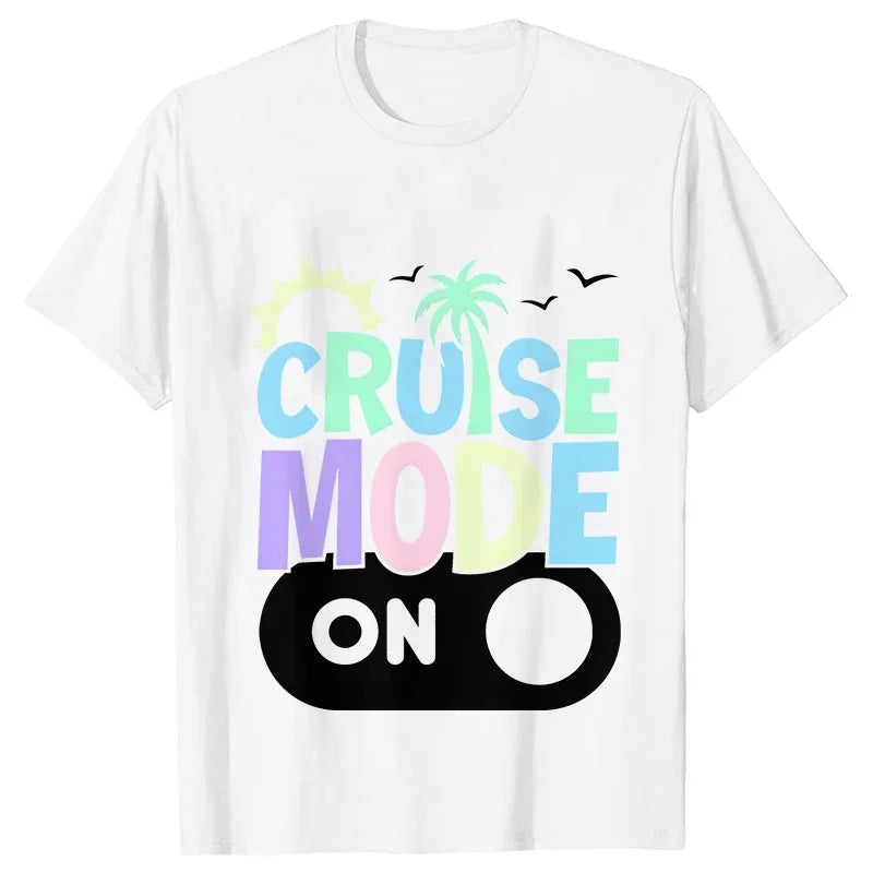 Cruise MODE On Family Matching Vacation T-Shirt