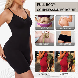 Tank Top Style Tummy Control Full Body Anti Chafing Shaper
