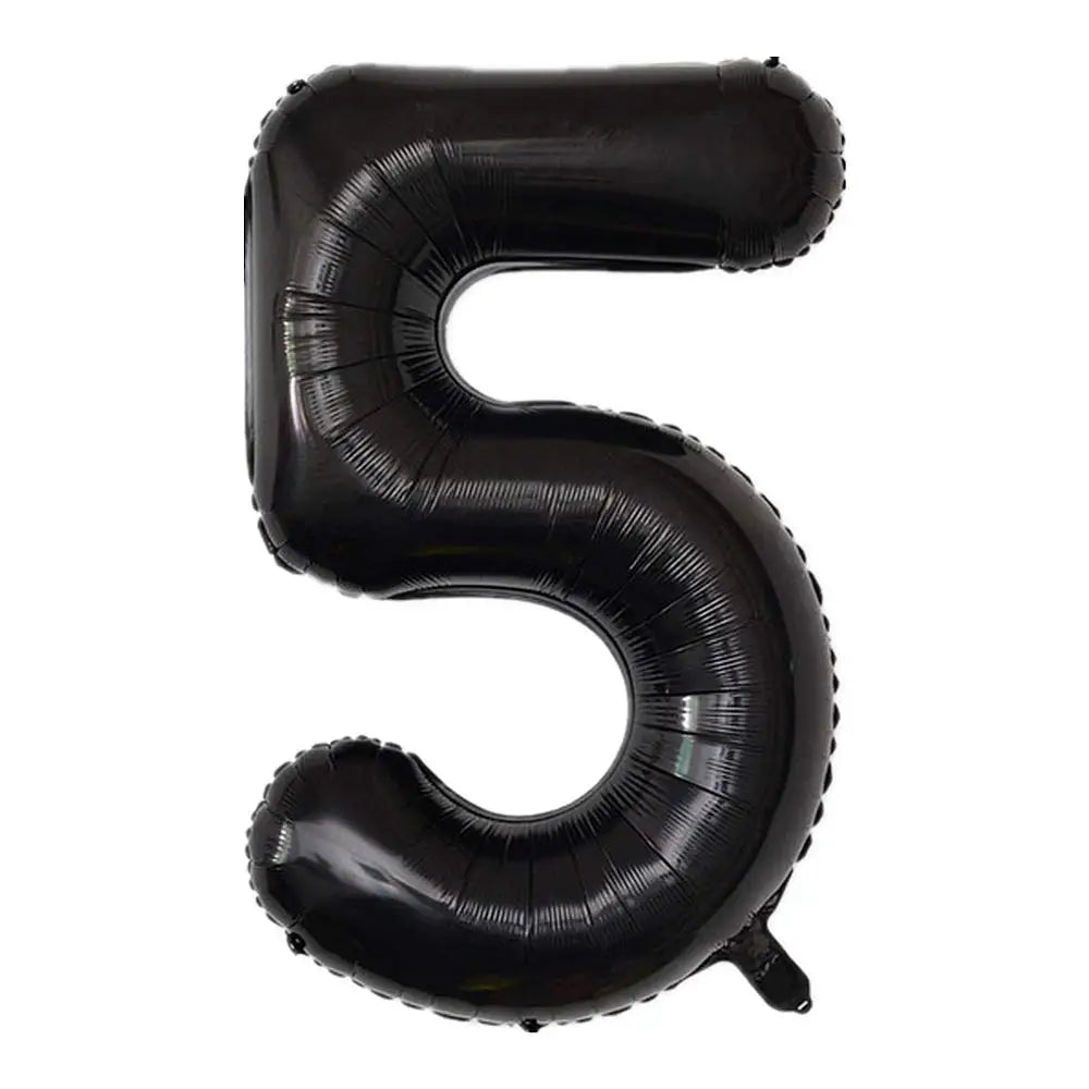 32inch Rainbow Gradient Number Foil Balloons