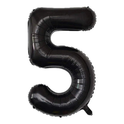 32inch Rainbow Gradient Number Foil Balloons