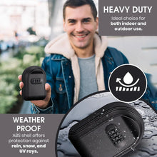 Key Lock Box with Small 4 Digit Combination Wall Mounted