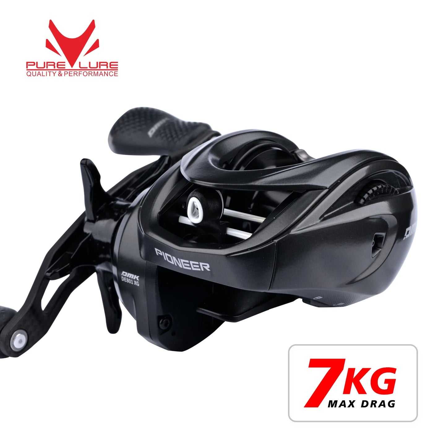PURELURE PIOTEER ELITE All-Metal Body Construction High-speed Gear Ratio Baitcasting Reel