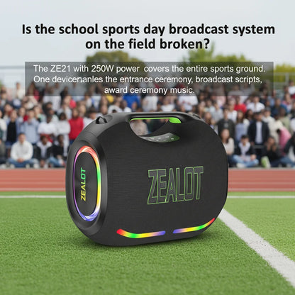 Zealot ZE21 400W Portable Waterproof Bluetooth Party Speaker