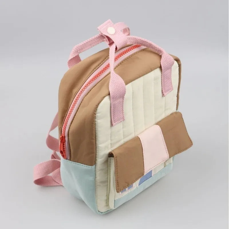 Cute Cartoon Tree House Embroidered Backpack