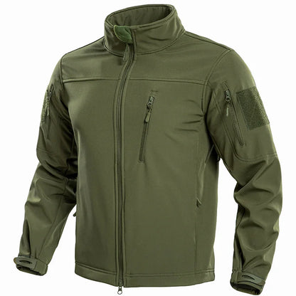 Men's Tactical Softshell Fleece-Lined Hiking Jacket