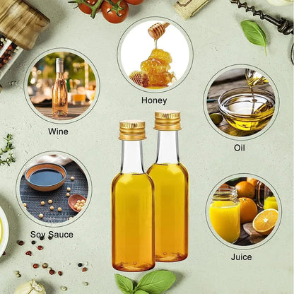 30pcs Empty Mini Liquor Bottles