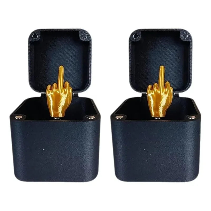 Middle Finger In Box Christmas Box Prank Gift