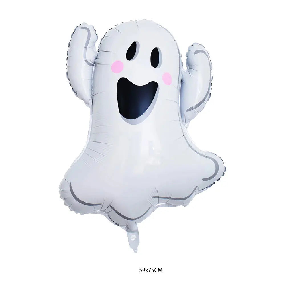 Halloween Inflatable Standing Bat & Pumpkin Foil Balloons Party Decor