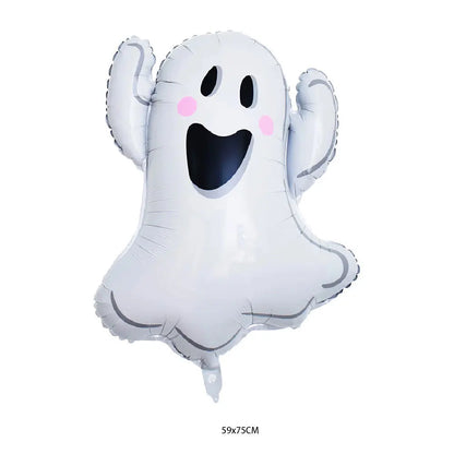 Halloween Inflatable Standing Bat & Pumpkin Foil Balloons Party Decor