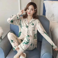 Spring Heart Print Pajamas Set