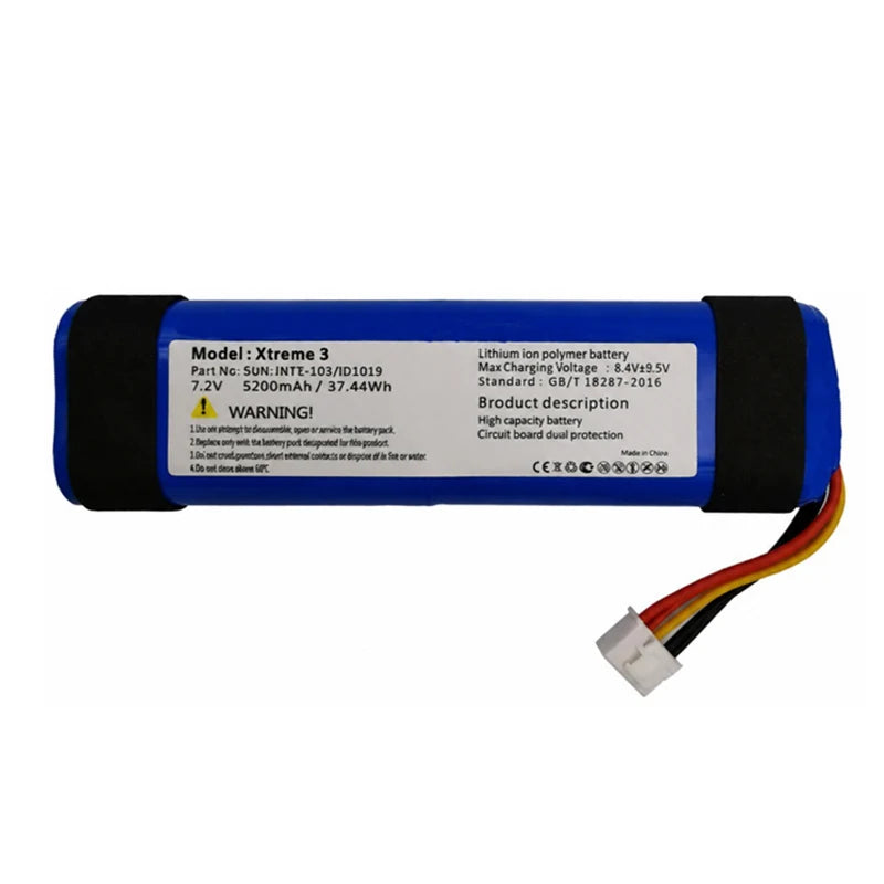 5200mAh Replacement Battery for JBL Xtreme 2 & Xtreme 3 Bluetooth Speakers