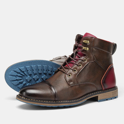 Men’s Retro Leather Ankle Chelsea Boots