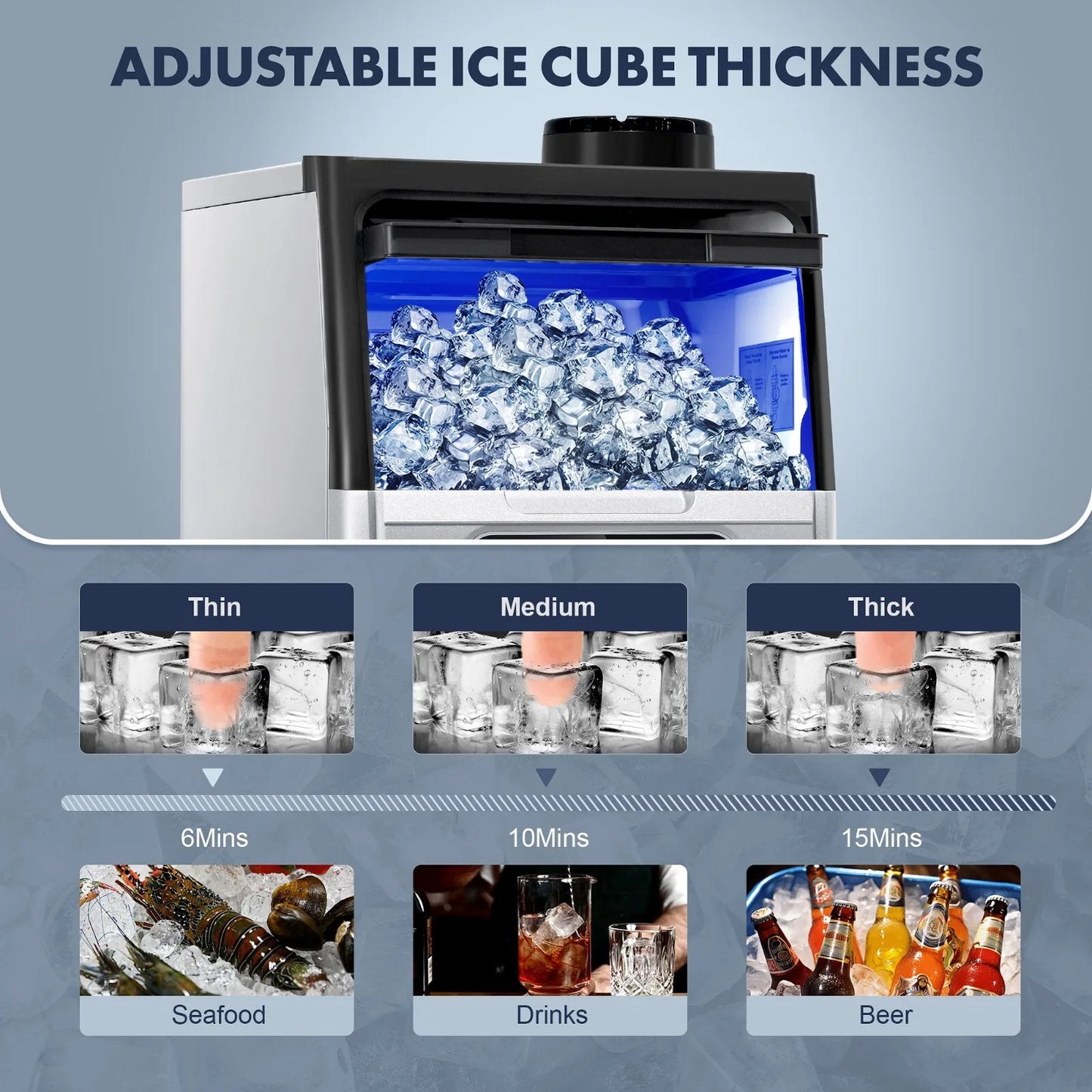 Commercial Ice Maker 100lbs