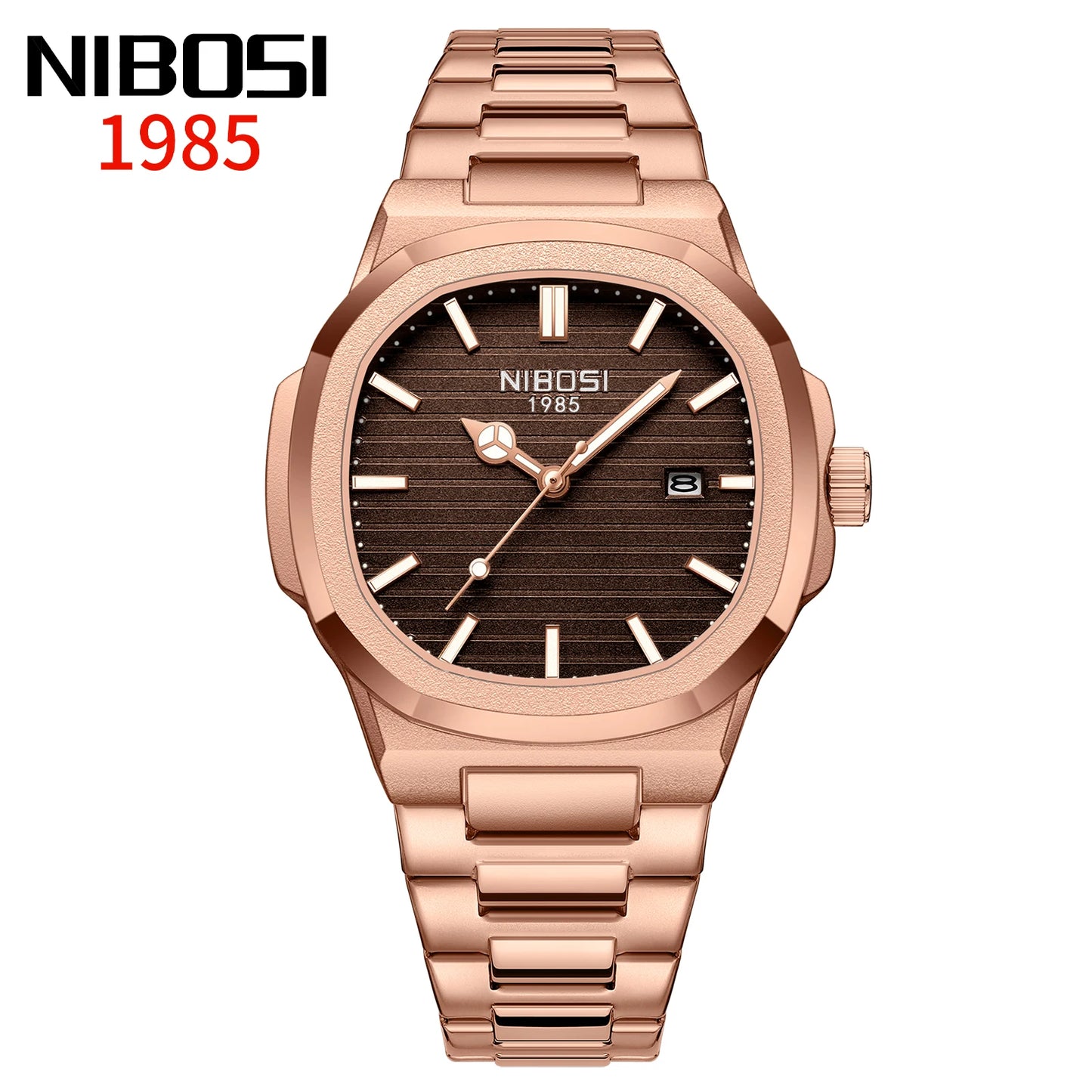 NIBOSI Stainless Steel Quartz Watch