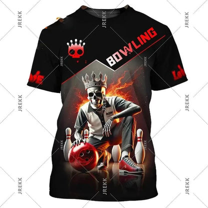 Men's Custom Name Bowling T-Shirt