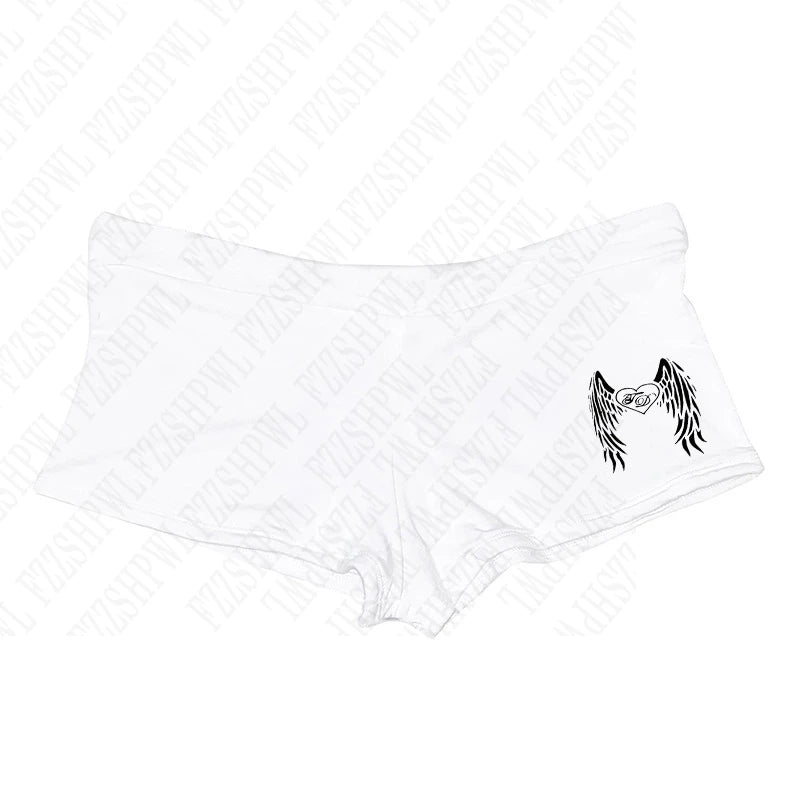 Retro Millennium Patterned Printed Shorts