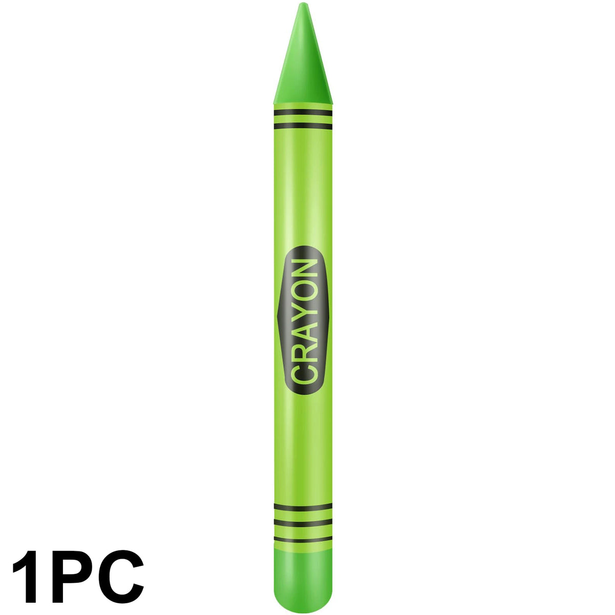 Jumbo Inflatable Crayon Balloon Set - Neon Back to School & Classroom Party Decor