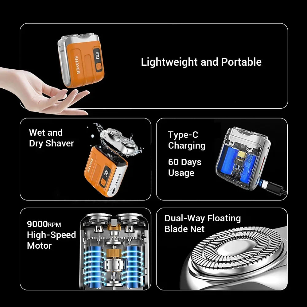 2 IN 1 Electric Smart Shaver Trimmer