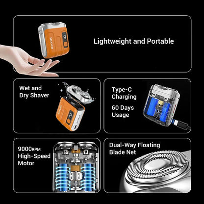 2 IN 1 Electric Smart Shaver Trimmer