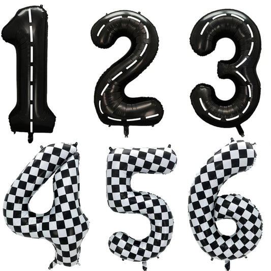 40'' Number Racetrack Balloons