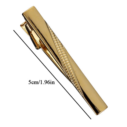 Short Simple Tie Clip