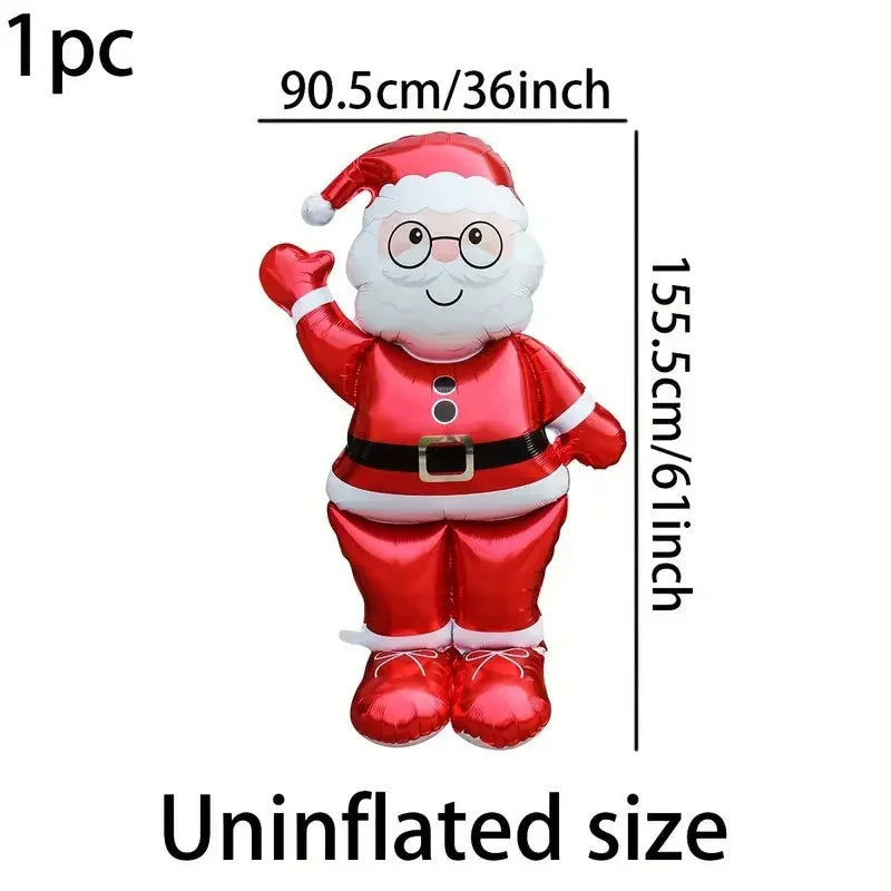 Extra large Standing Foil Balloon Santa Claus