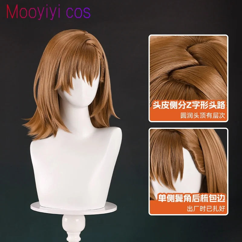 Misaka Mikoto Cosplay Costume – Anime Certain Scientific Railgun Winter Sweater & Uniform Dress Set